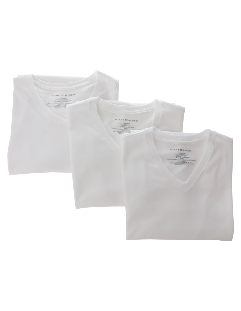 Set camiseta Tommy Hilfiger cuello V para hombre