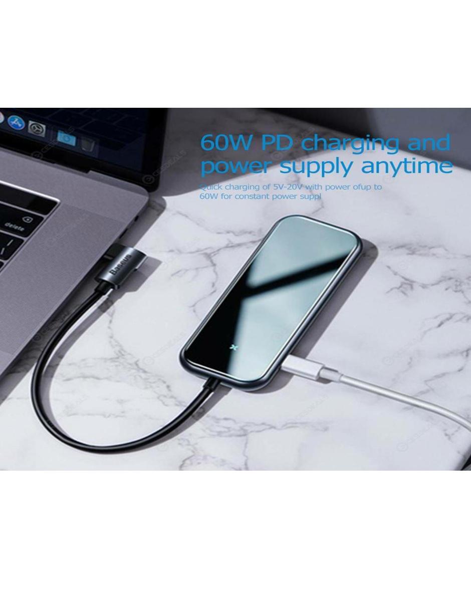 Adaptador Hub Tipo C a USB 3.0 Baseus