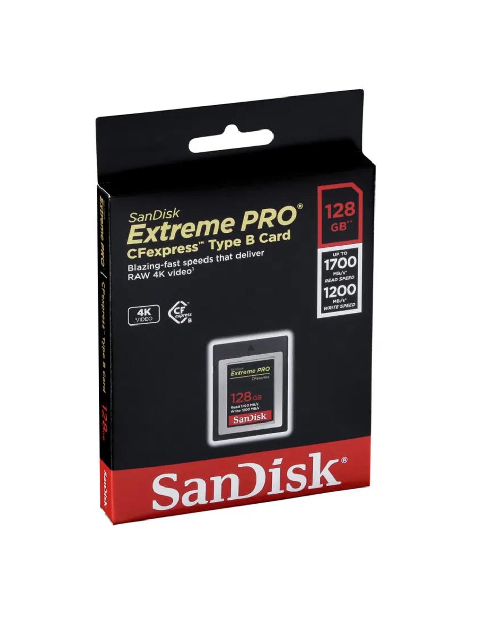 Tarjeta Sandisk Extreme Pro 128 GB Cfexpress SDCFE-128G-GN4NN