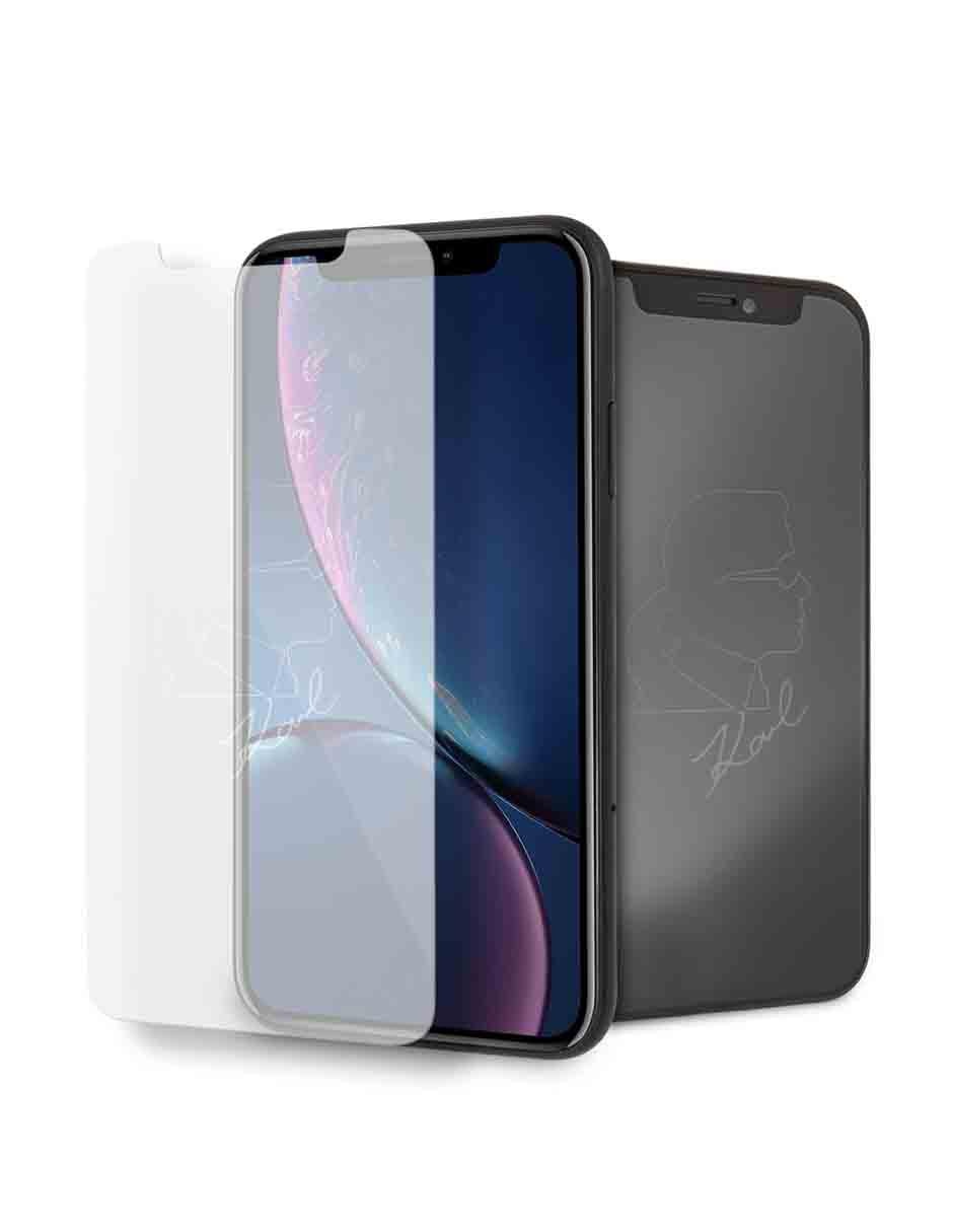 Mica Karl Lagerfeld Cristal Templado para iPhone XR