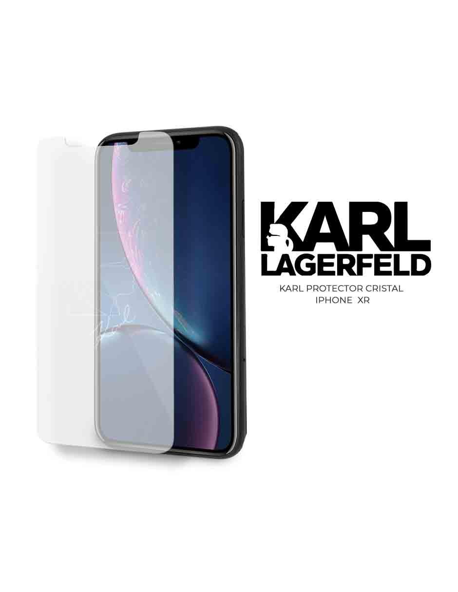 Mica Karl Lagerfeld Cristal Templado para iPhone XR