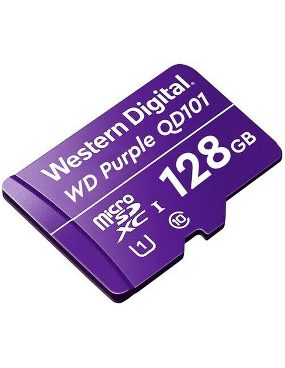 Memoria Micro SD 128GB Western Digital Purple Videovigilancia WDD128G1P0C