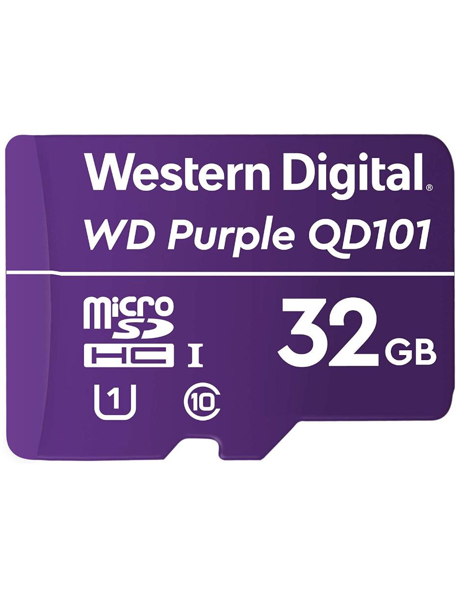 Memoria Micro SD 32GB Western Digital Purple Videovigilancia WDD032G1P0C