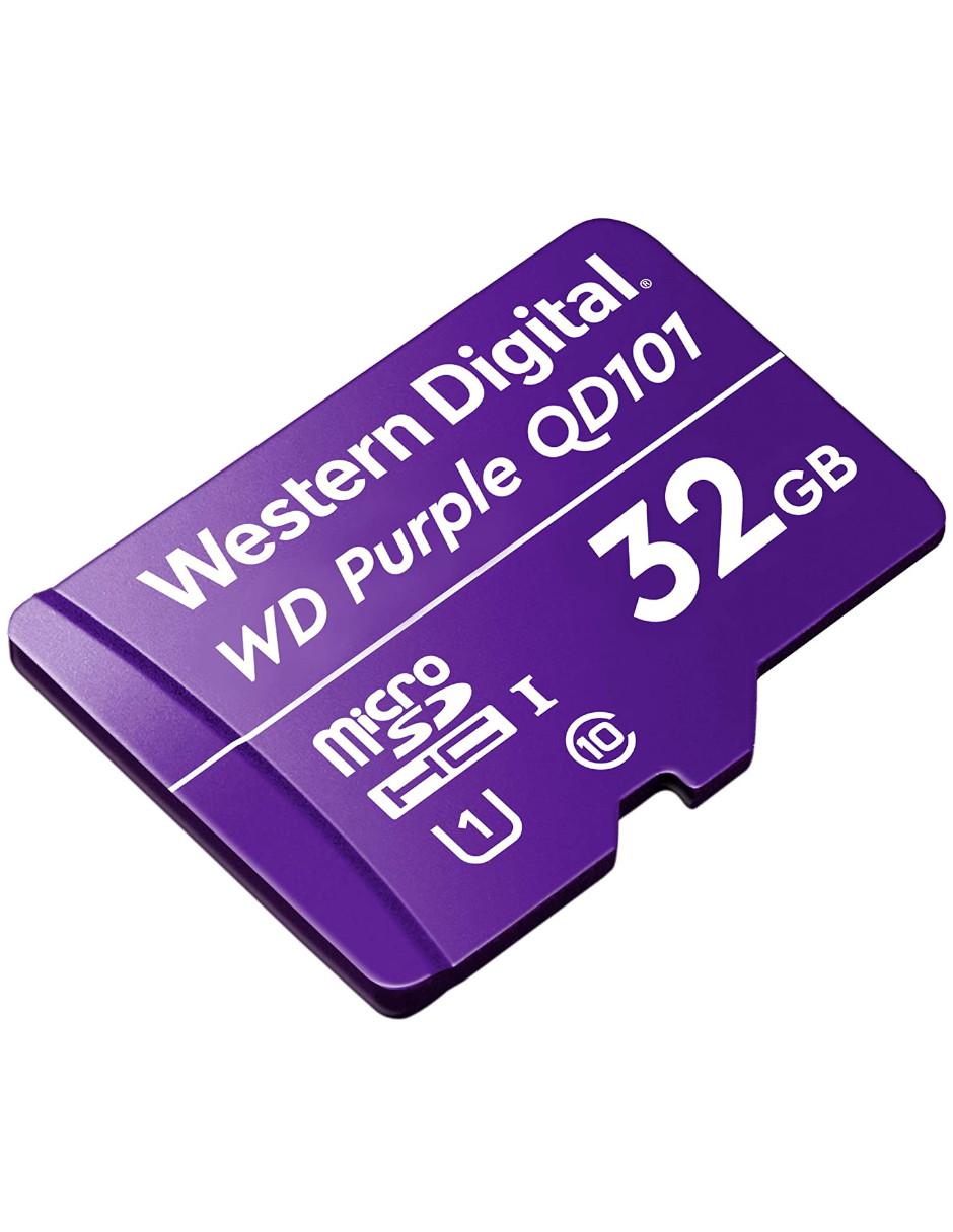 Memoria Micro SD 32GB Western Digital Purple Videovigilancia WDD032G1P0C