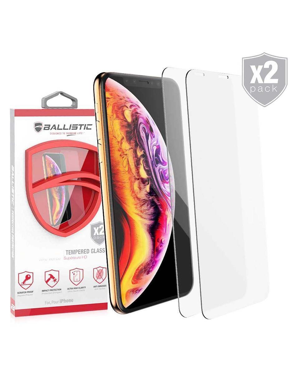 Funda Ballistic Mica Vidrio para iPhone 11 PRO MAX e iPhone Xs MAX + Protectora de pantalla