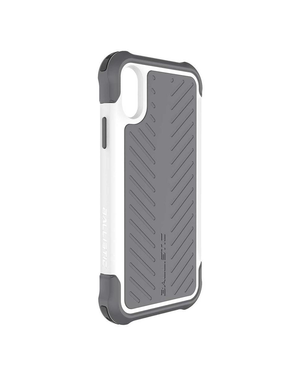 Funda TJ para iPhone Xs y X Gris Blanco