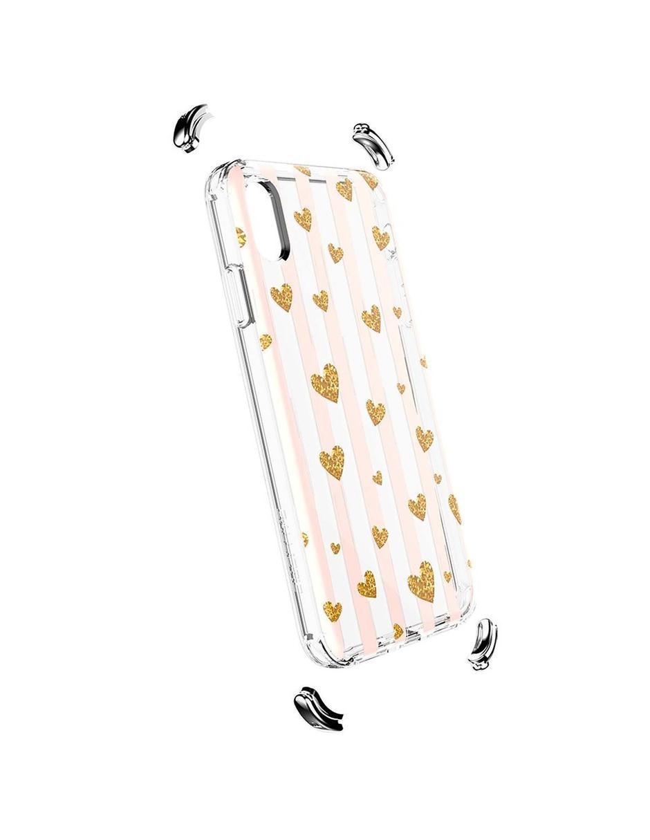 Funda Ballistic Jewel Mirage para iPhone Xs/X Corazones