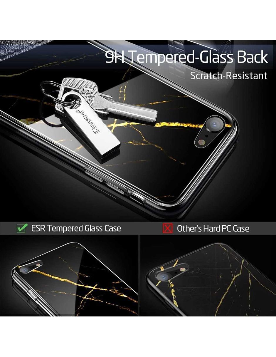 Funda Mimic Cristal para iPhone SE (2020) iPhone 8 y 7 Marmol 4