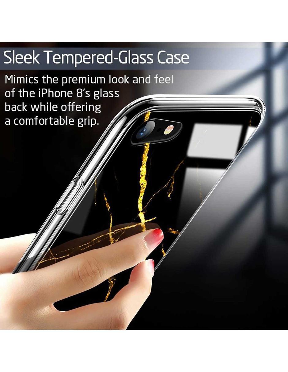 Funda Mimic Cristal para iPhone SE (2020) iPhone 8 y 7 Marmol 6