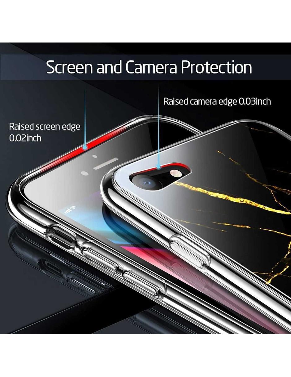 Funda Mimic Cristal para iPhone SE (2020) iPhone 8 y 7 Marmol 7