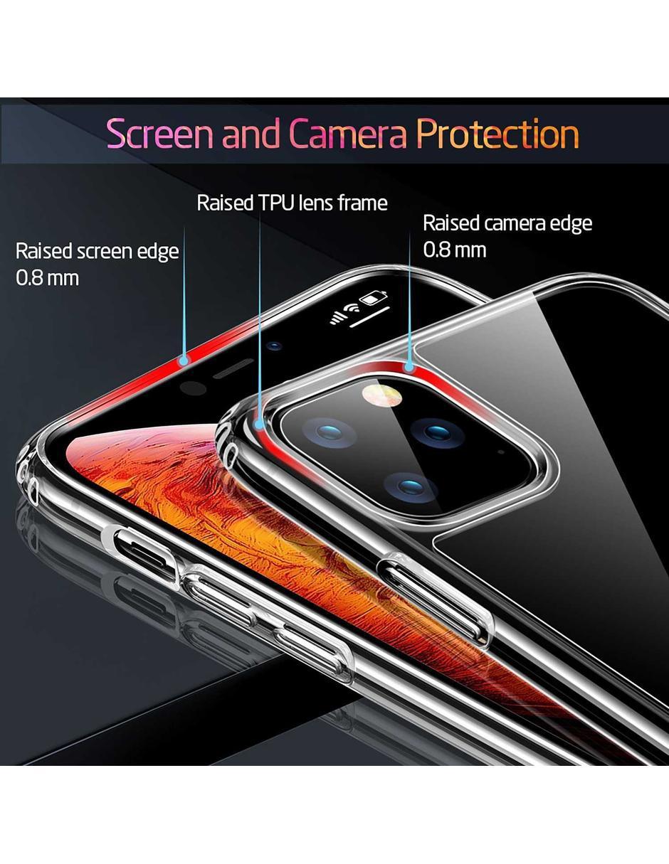 Funda Mimic para iPhone 11 Pro respaldo de cristal 3
