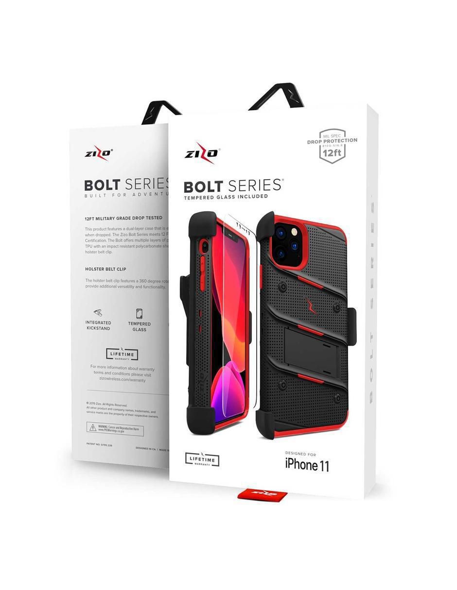 Funda Bolt para iPhone 11 Pro con clip y mica de pantalla 4