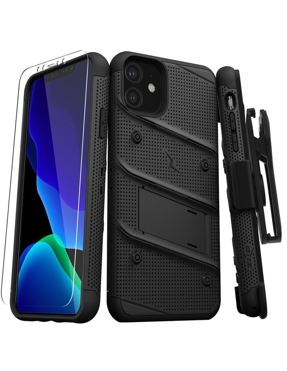 Funda Bolt compatible para iPhone 11 con clip y mica de pantalla 1