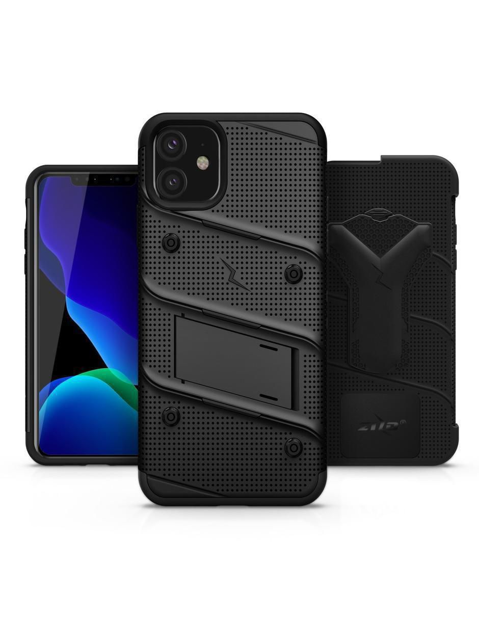 Funda Bolt compatible para iPhone 11 con clip y mica de pantalla 6