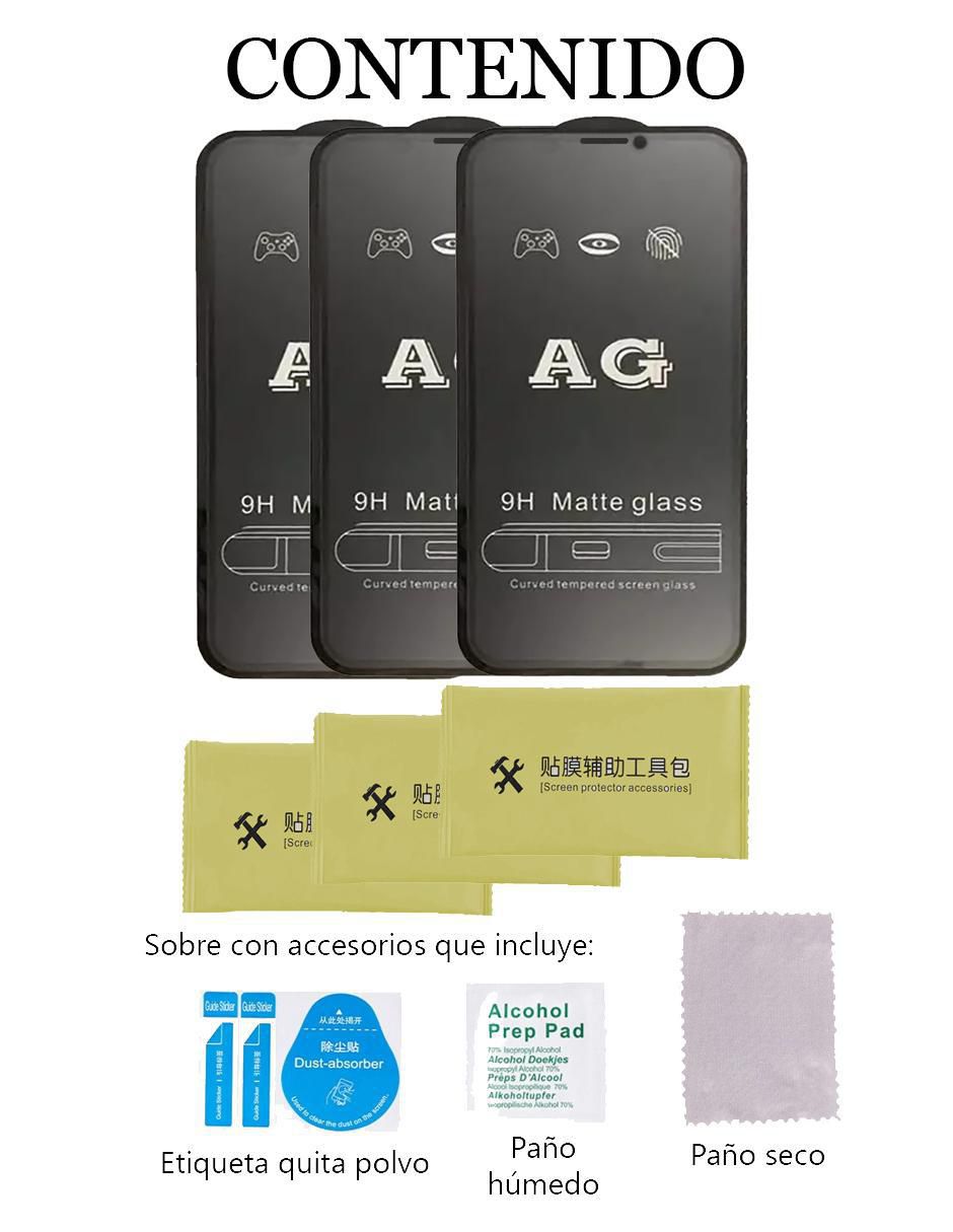 Set 3 Micas para iPhone 12 Mini Gadget Collection Mx cristal templado