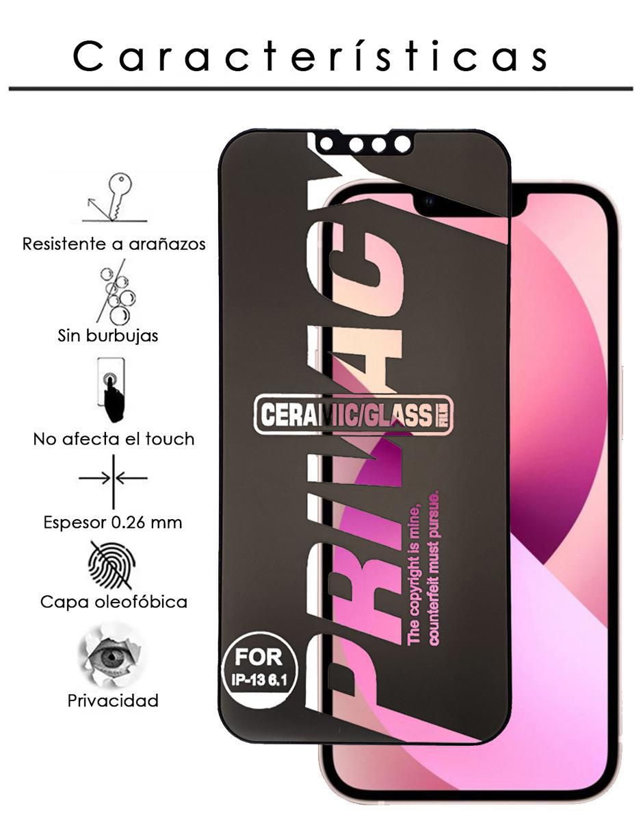 Mica para iPhone 13 Gadget Collection MX de plástico y vidrio