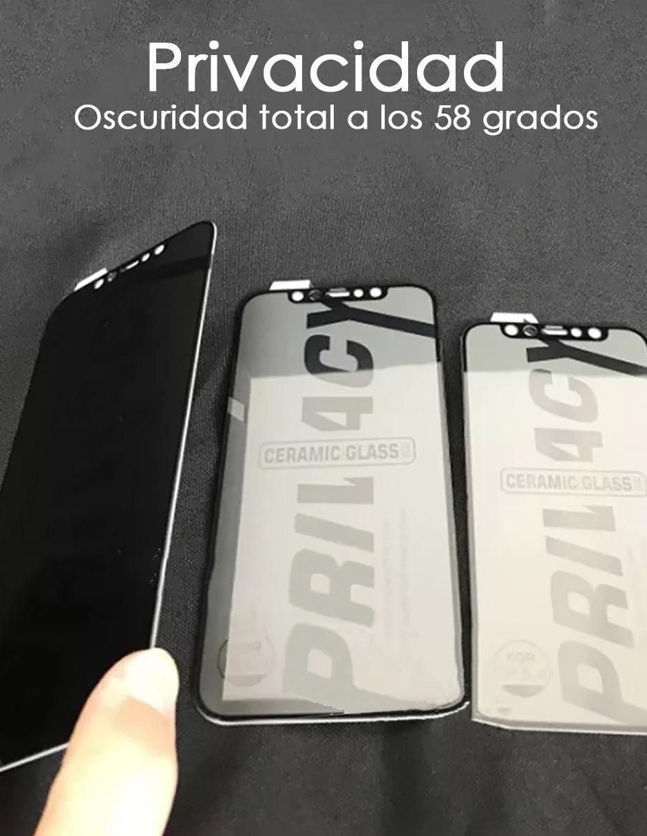 Mica para iPhone 13 Pro de plástico y vidrio Mica para iPhone 13 Pro de plástico y vidrio