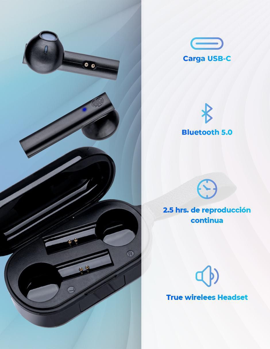 Audífonos In-Ear Ginga inalámbricos con cancelacion de ruido 4
