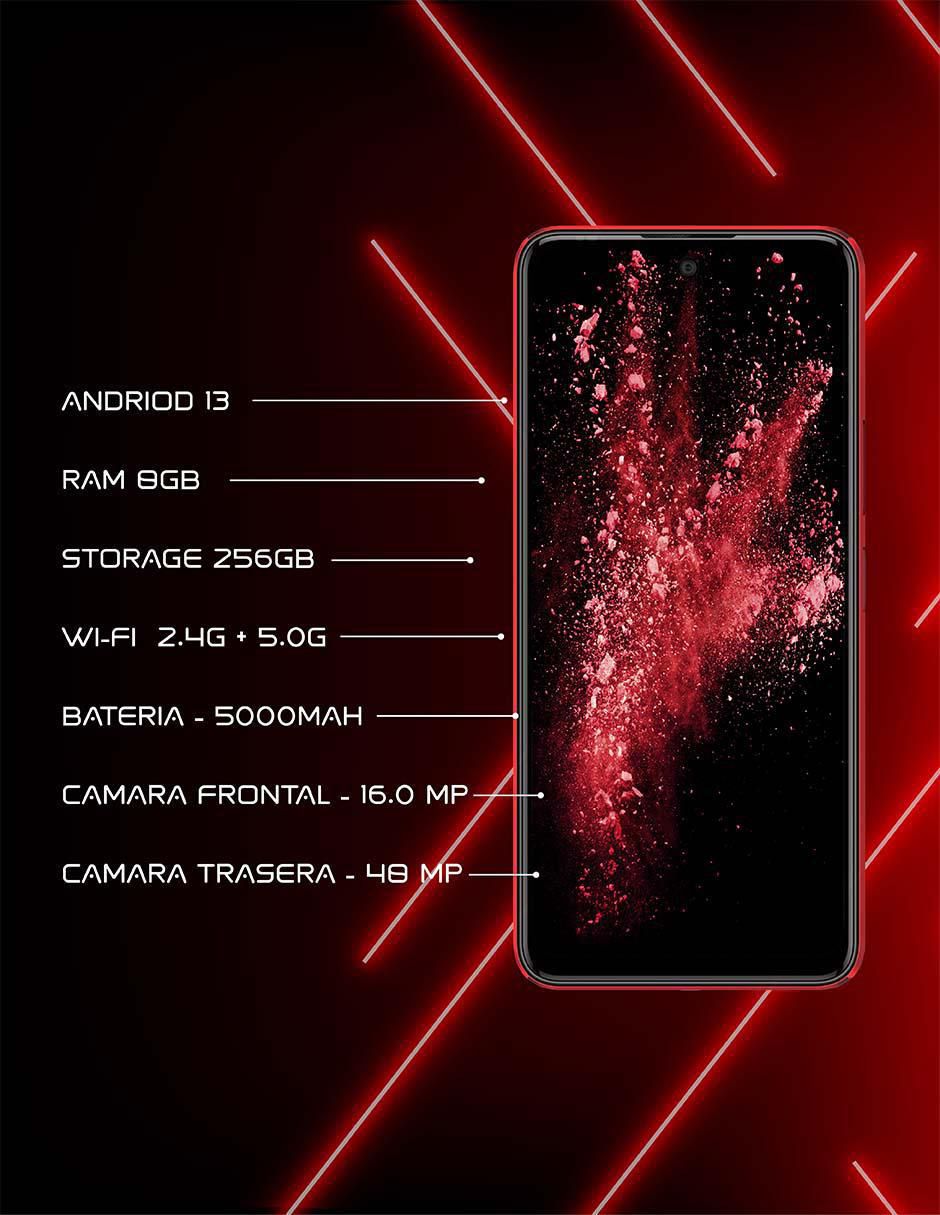 Bundle smartphone Q6 LCD IPS 6.8 pulgadas 2