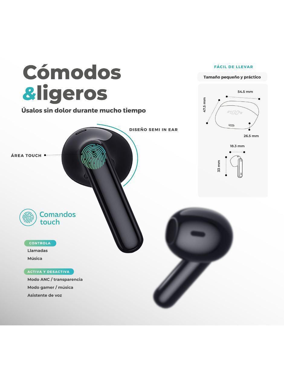 Audífonos True Wireless Noizen Harmony inalámbricos con cancelación de ruido 3
