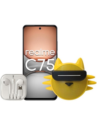 TELCEL REALME C75, 256 GB, NEGRO