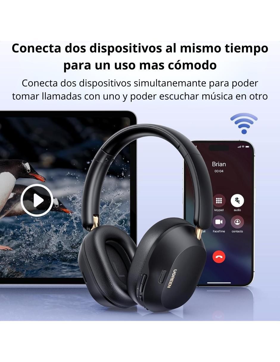 Audífonos Over-Ear Hitune Max5C inalámbricos con cancelación de ruido 2