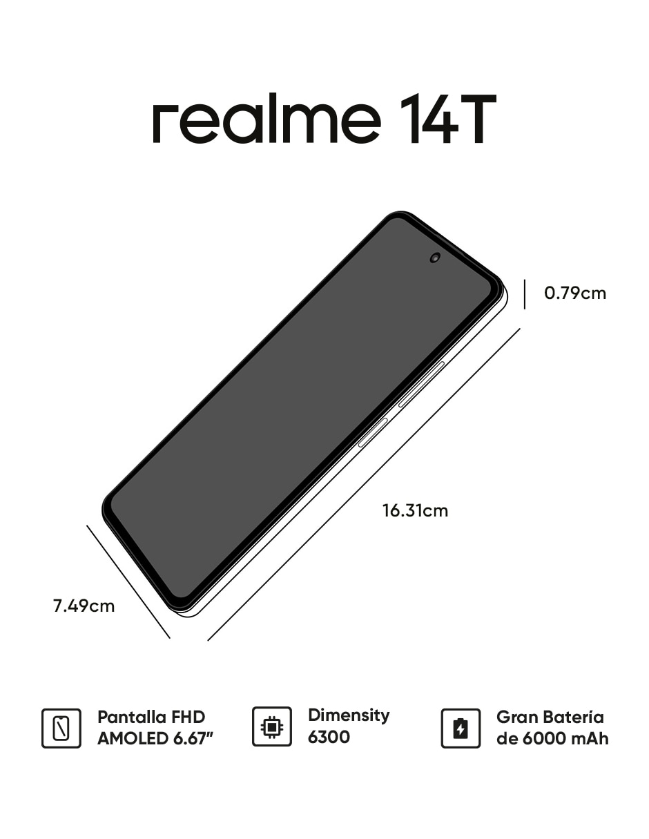 14T AMOLED 6.6 pulgadas Telcel 7