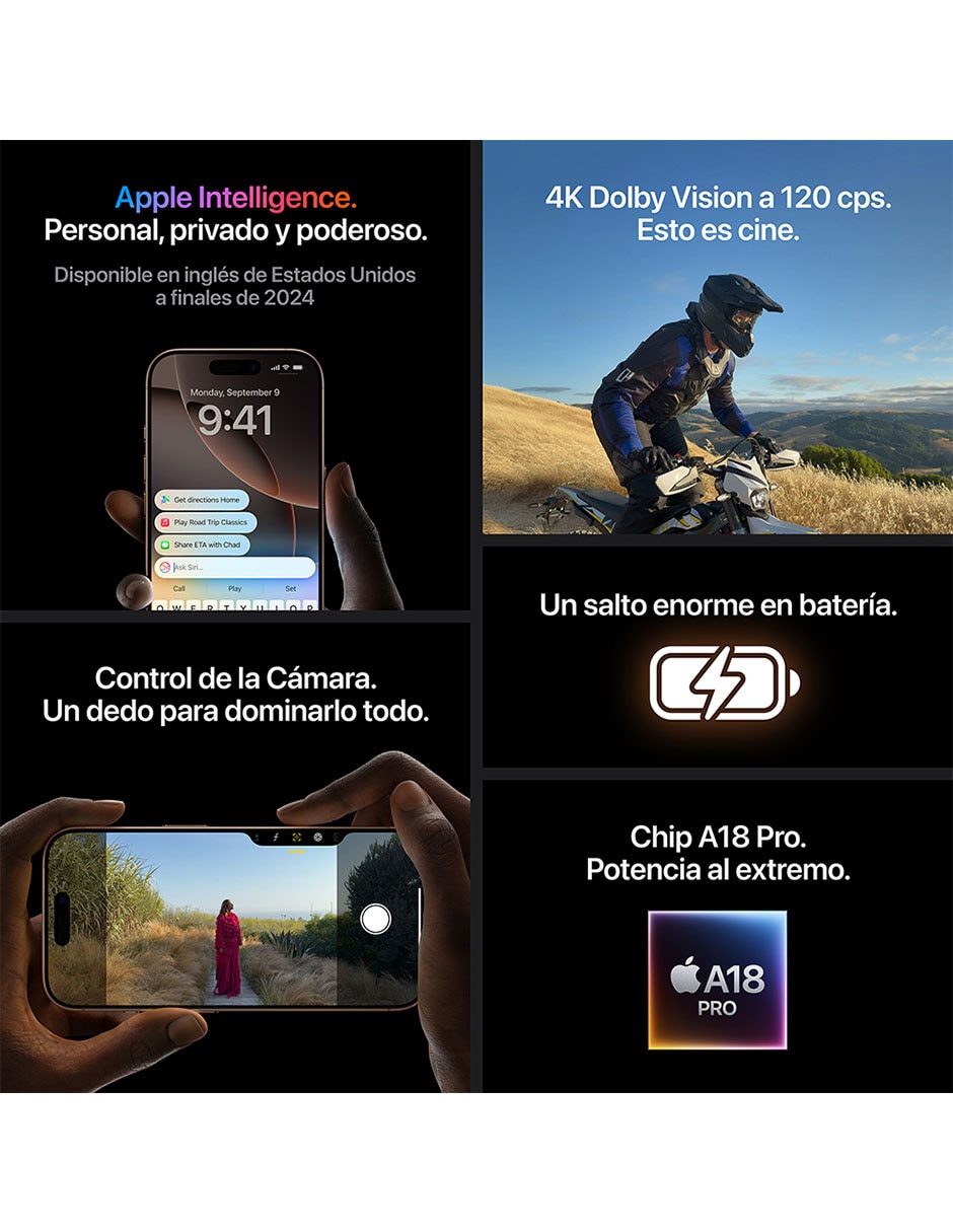 iPhone 16 Pro Max 6.9 pulgadas Super Retina XDR 3