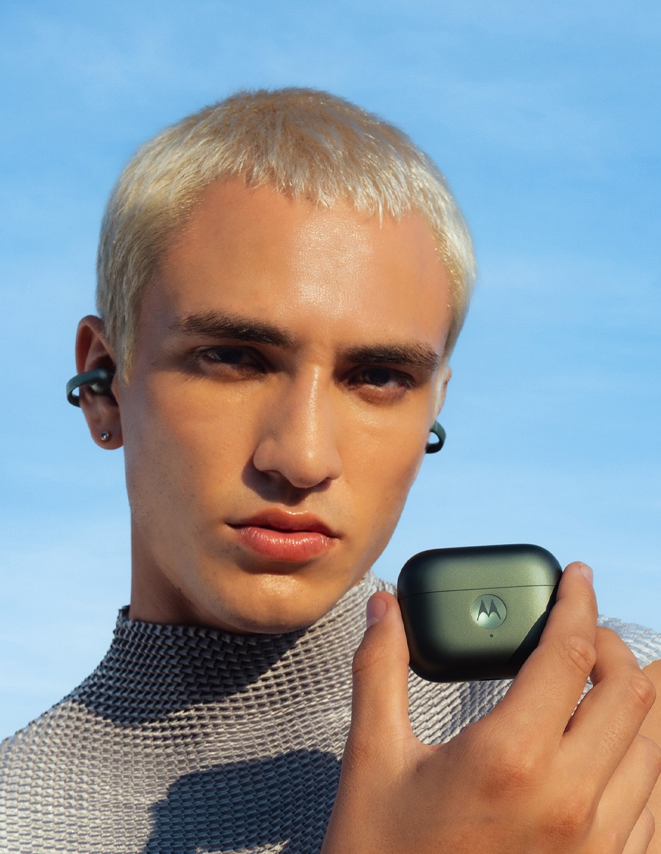 Audífonos On-Ear Moto Buds Loop inalámbricos con cancelacion de ruido 6
