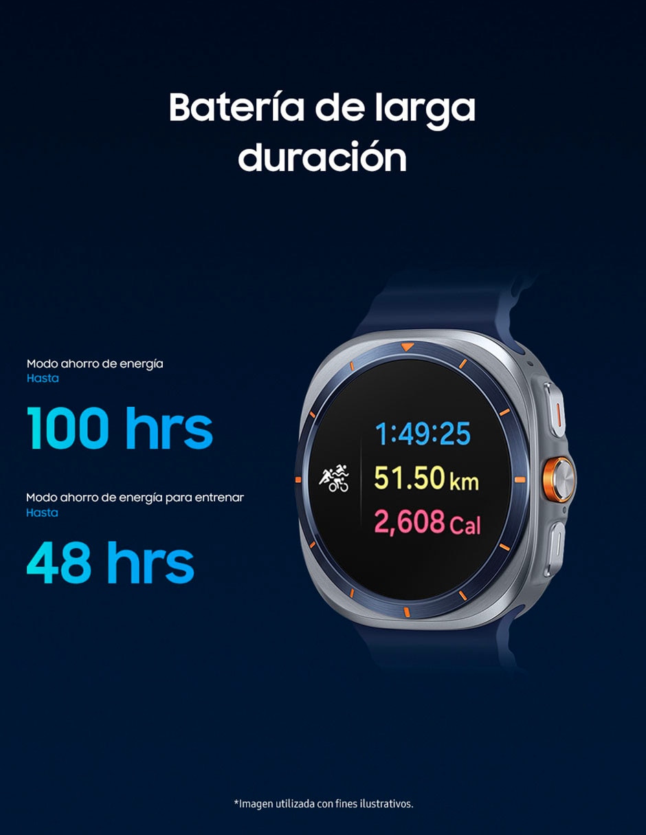 Smartwatch Galaxy Watch Ultra unisex con GPS 12