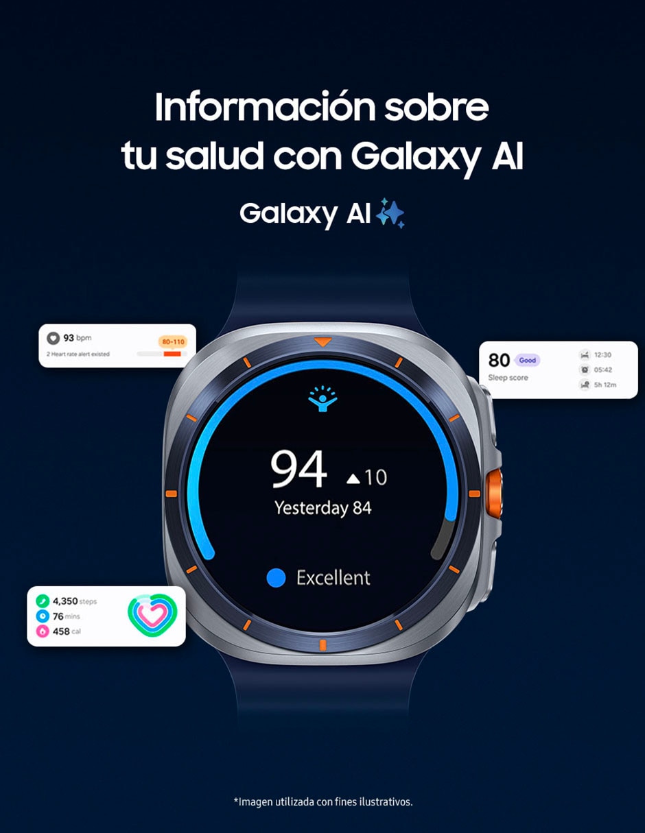 Smartwatch Galaxy Watch Ultra unisex con GPS 9