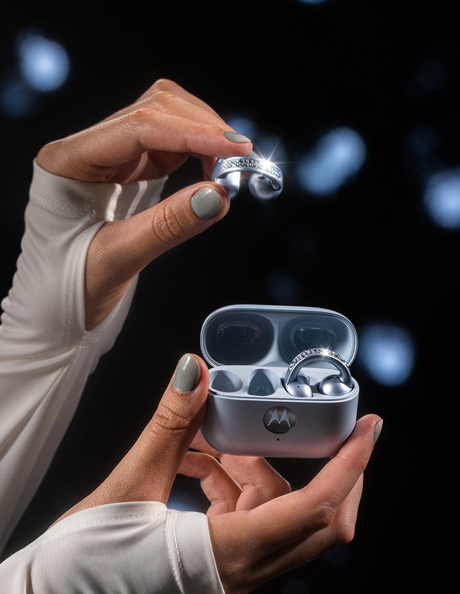 Audífonos On-Ear Moto Buds Loop “Collections Crystals by Swarovski® inalámbricos con cancelacion de ruido 2