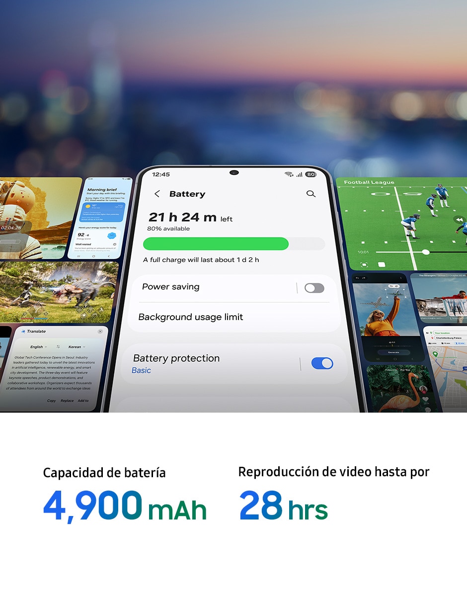 Galaxy S25 FE Dynamic AMOLED 2X 6.7 pulgadas 20