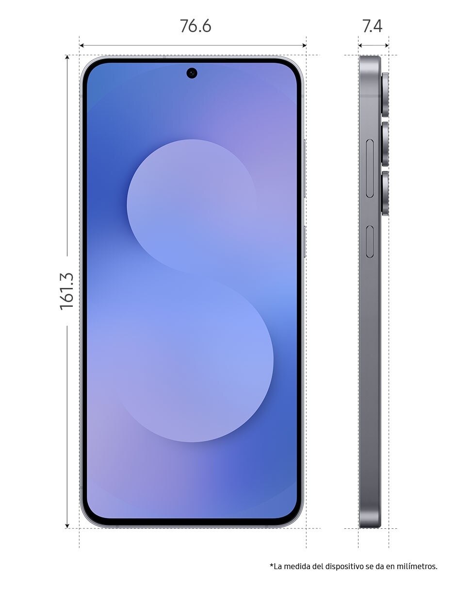 Smartphone Galaxy S25 FE Dynamic AMOLED 2X 6.7 pulgadas 21