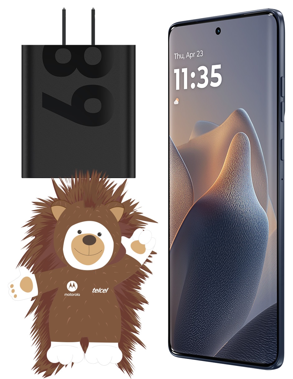 Bundle smartphone EDGE BOLO 60 FUSION POLED 6.67 pulgadas Telcel 4