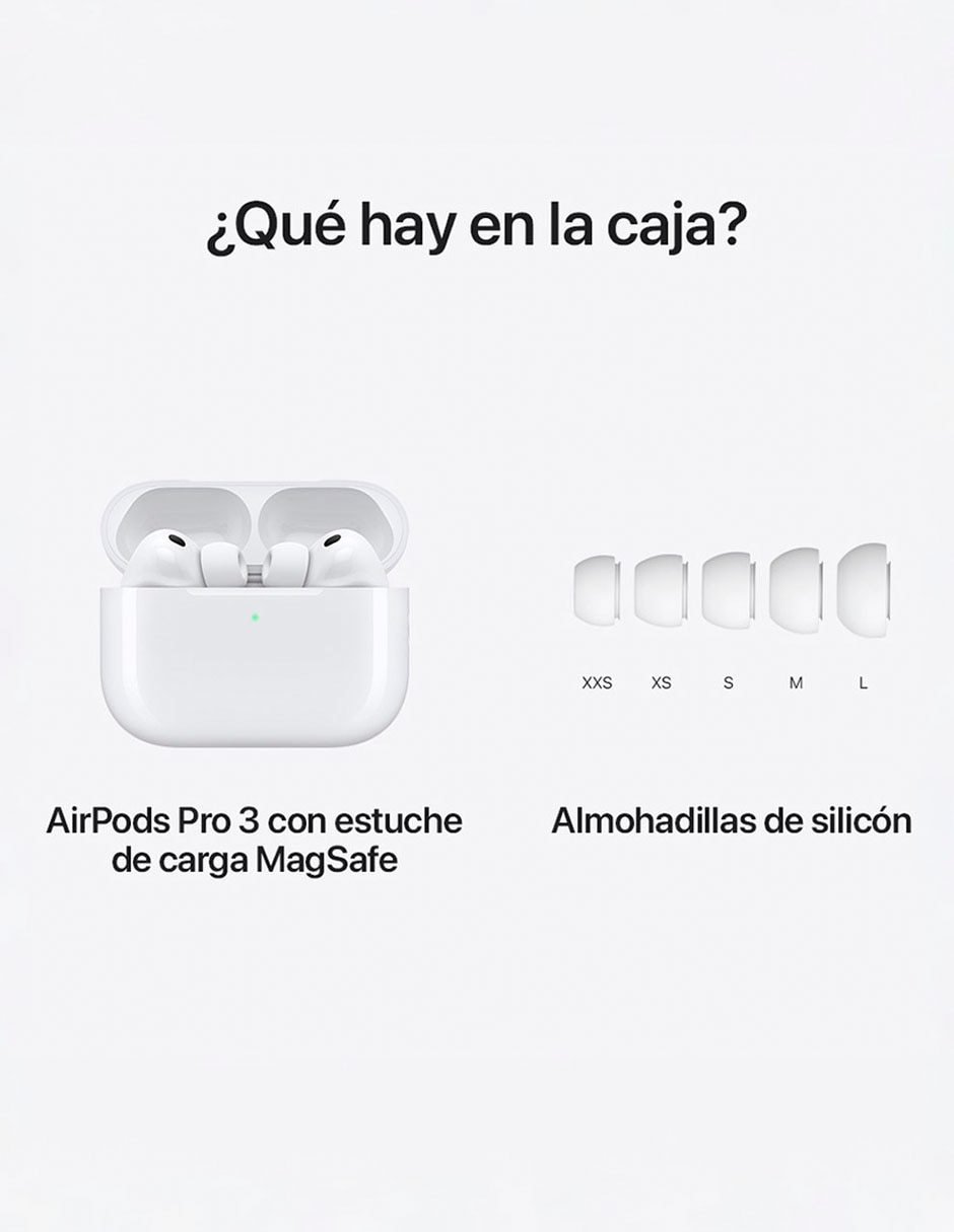 Audífonos In-Ear Airpods 3 Pro inalámbricos con cancelacion de ruido 7