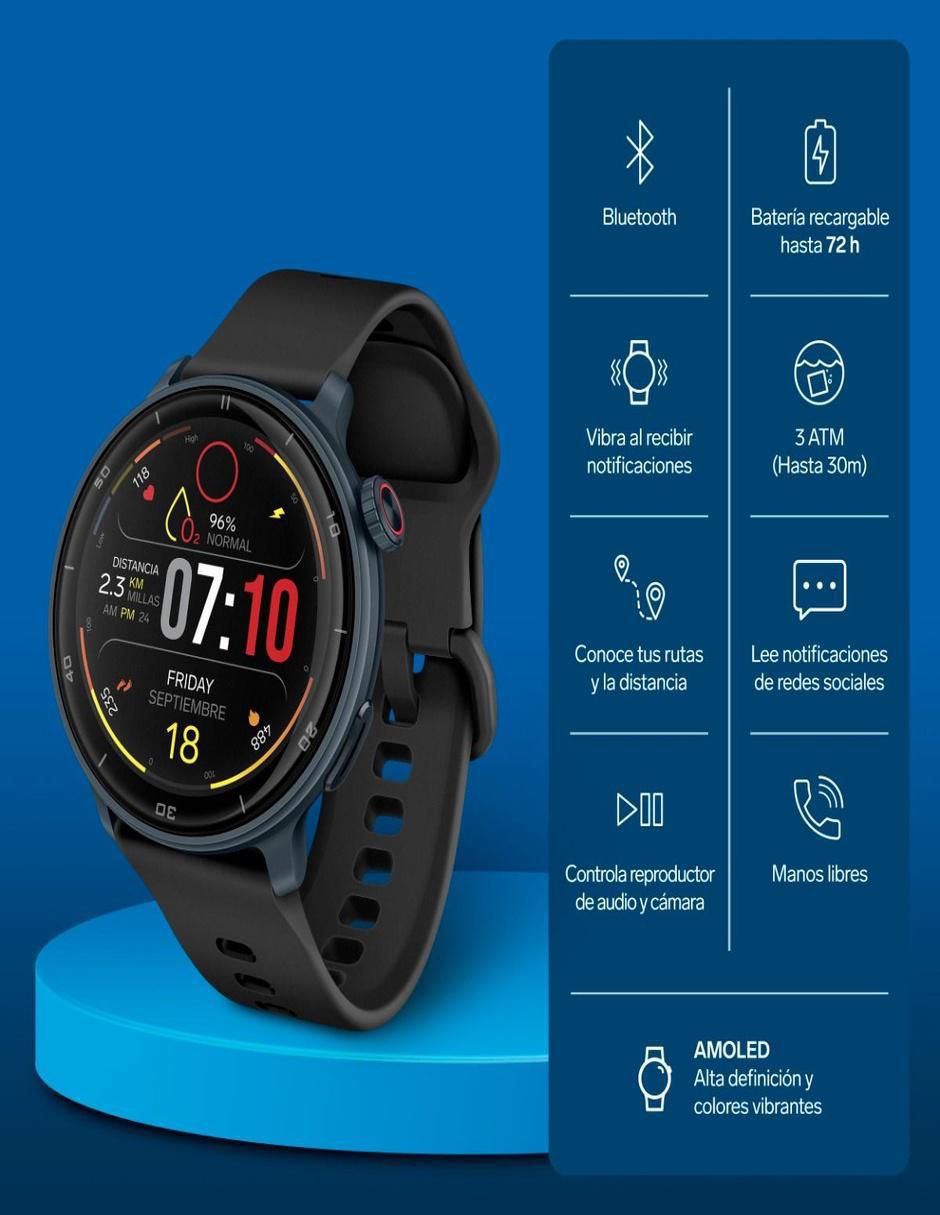Smartwatch 3000AZ con GPS 2