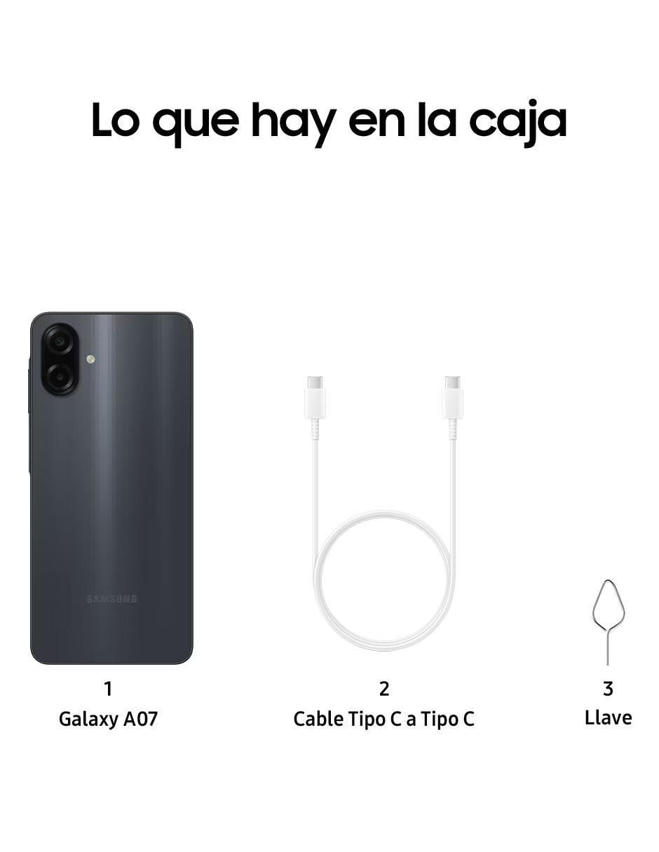 Bundle smartphone Galaxy A07 LCD 6.7 pulgadas Reacondicionado 4