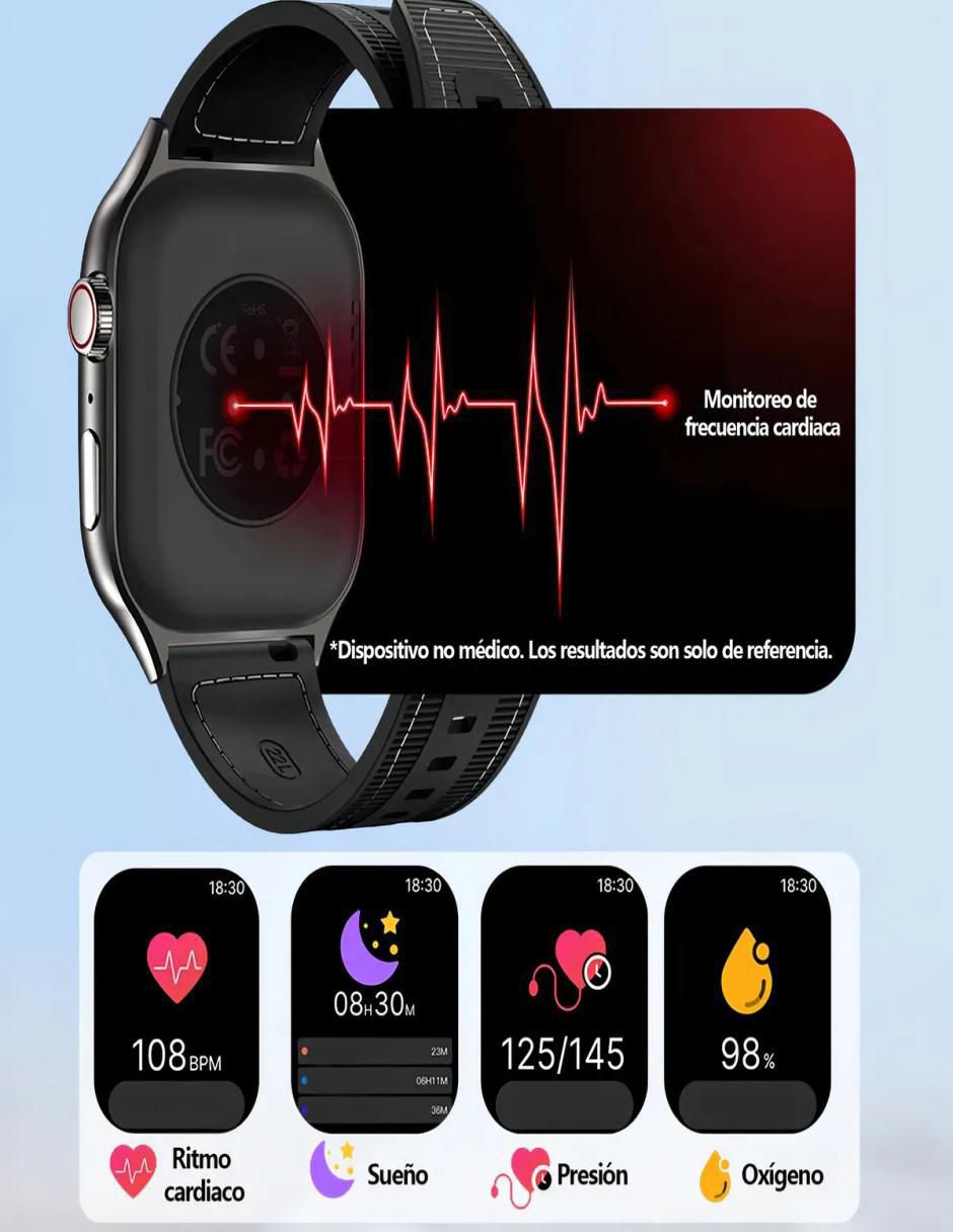 Smartwatch belug unisex