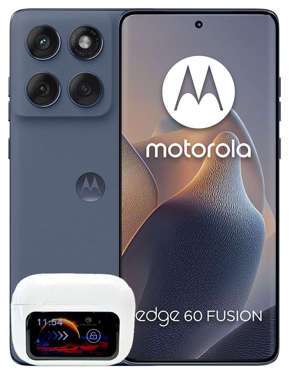 Bundle smartphone Edge 60 Fusion +Audífonos POLED 6.6 pulgadas 1