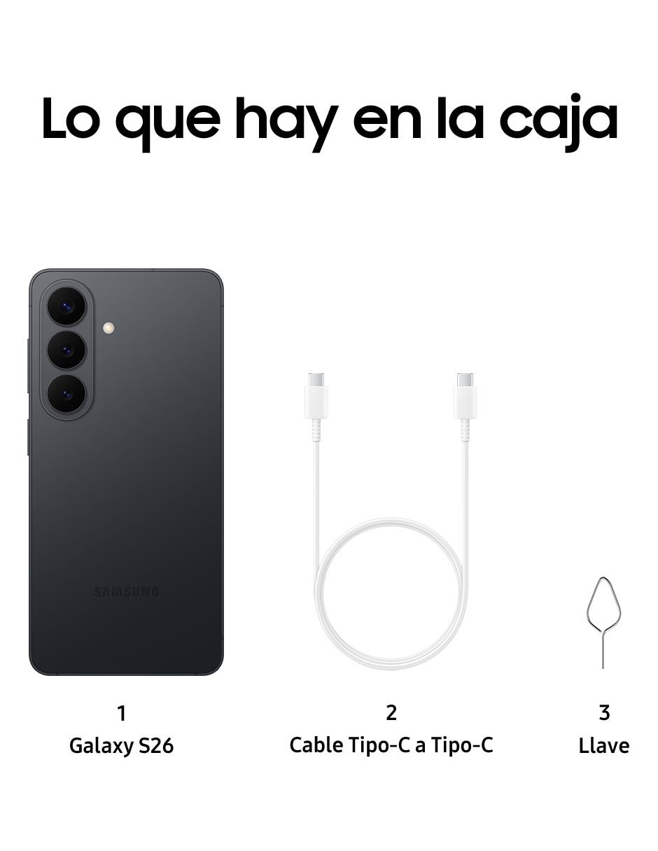 SAMSUNG GALAXY S26,256 GB,NEGRO