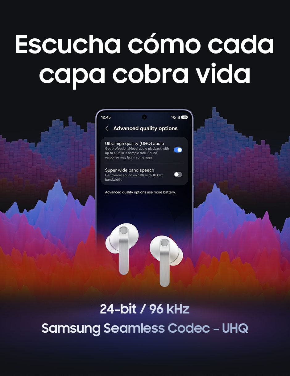 Audífonos true wireless Galaxy Buds4 Pro inalámbricos con cancelación de ruido 15