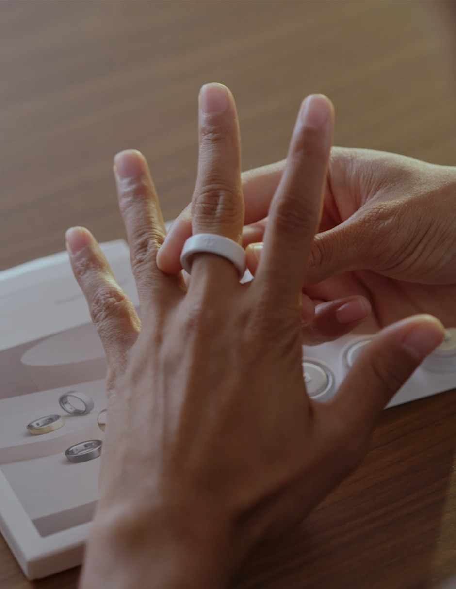 Anillo inteligente de medición Oura