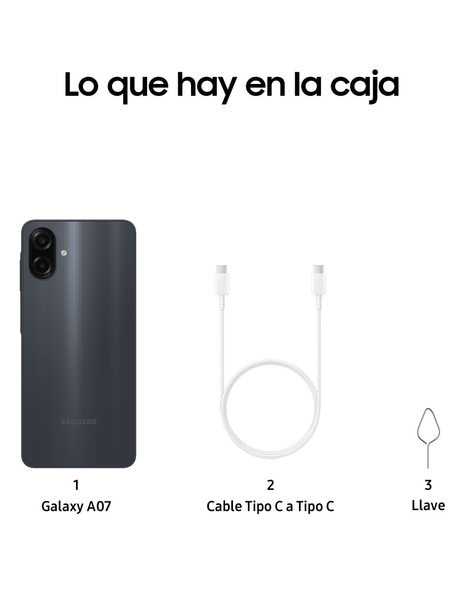 SAMSUNG Galaxy A07 LCD 6.7 pulgadas desbloqueado