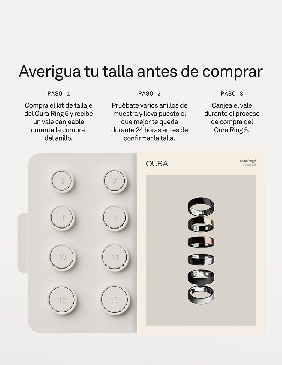 Accesorios de medición para anillos de plástico