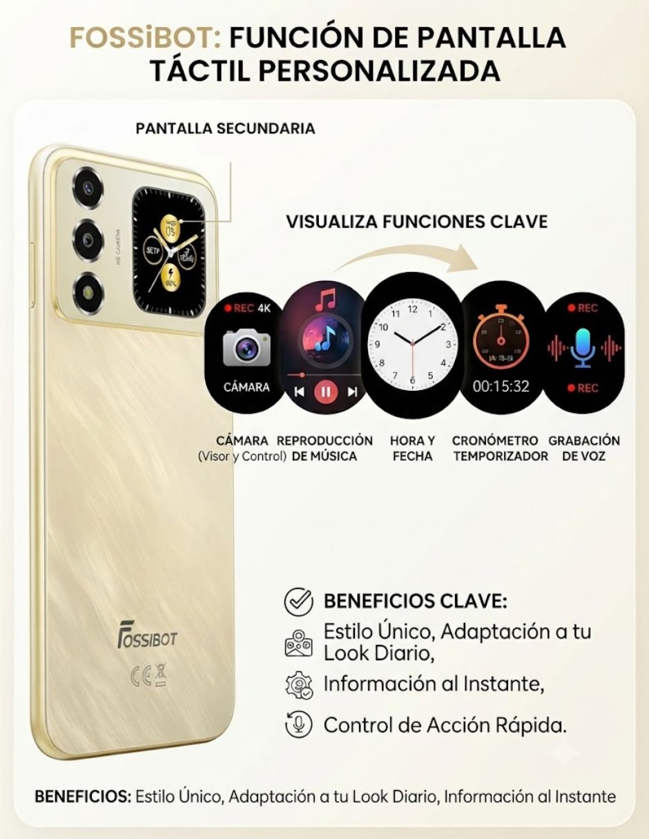 FOSSITBOT FS7 LCD IPS 6.9 pulgadas Desbloqueado 6