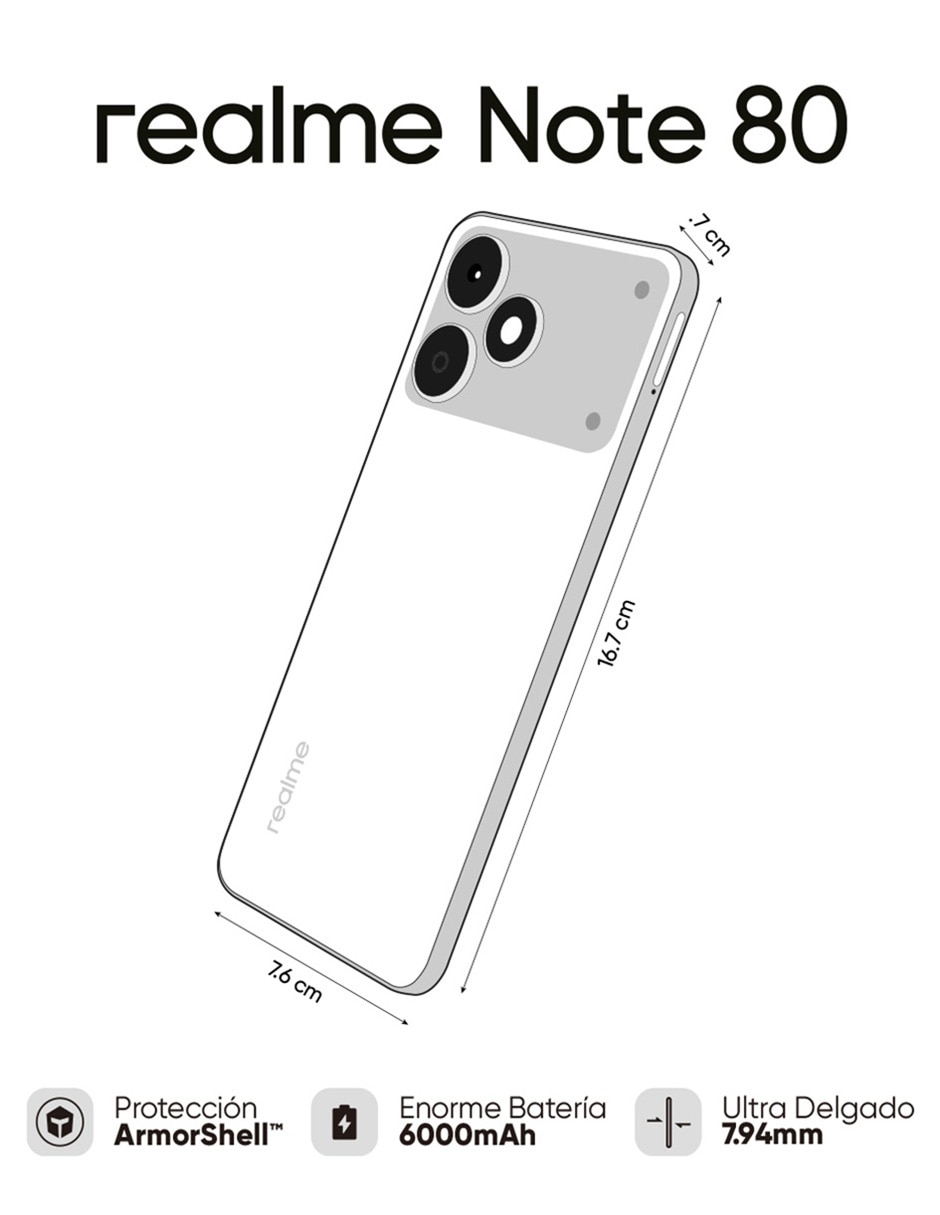 Note 80 LCD 6.7 pulgadas 7
