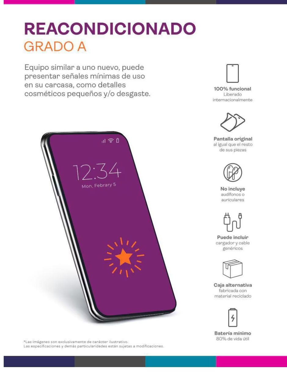 Smartphone A78 AMOLED 6.43 pulgadas reacondicionado 3